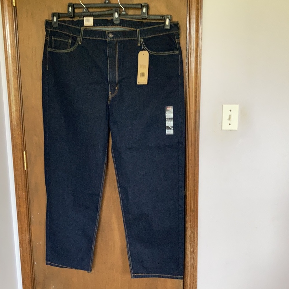 Levi’s 550 relaxed jean sits at waist tapered leg big & tall 46 X 32 - Picture 9 of 14